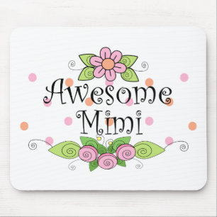 Awesome Mimi T-Shirt Mouse Pad
