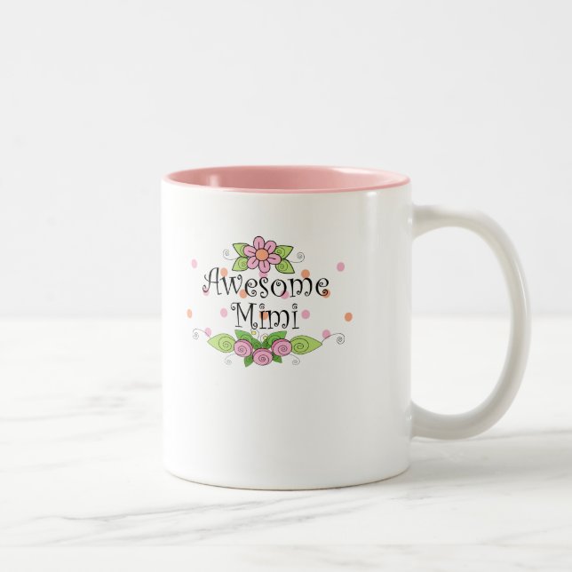 Awesome Mimi T-Shirt Two-Tone Coffee Mug (Right)
