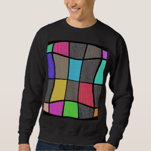 Awesome Mondrian Style Modern Design Sweatshirt