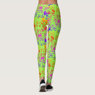 Awesome Money Euro Dollars Pattern Leggings