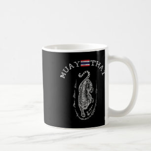 Awesome Muay Thai Kickboxing Tiger - Mens Womens Coffee Mug