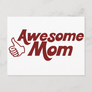 Awesome Mum for Mothers Day Postcard