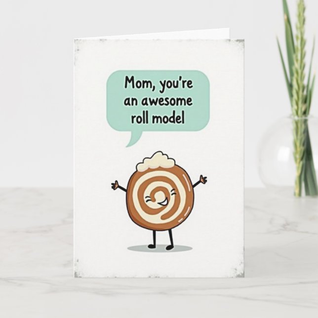 Awesome Mum Pastry Model Card (Front)