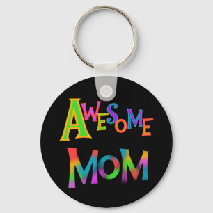 Awesome Mum T-shirts and Gifts Key Ring