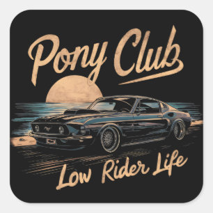 AWESOME MUSCLE CAR STICKERS