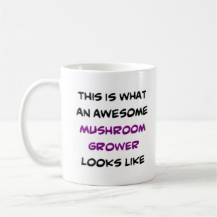 awesome mushroom grower coffee mug