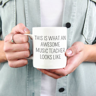 Awesome Music Teacher Looks Like Mug