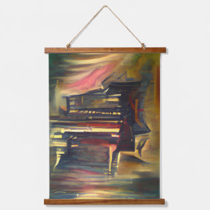 Awesome Mystical Piano Musical Hanging Tapestry