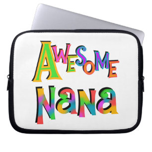 Awesome Nana T-shirts and Gifts Laptop Sleeve