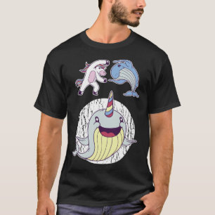Awesome Narwhal Unicorns Of The Sea T-Shirt