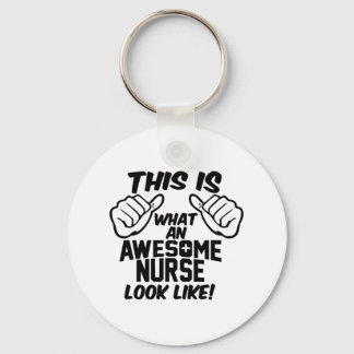 AWESOME NURSE   KEY RING