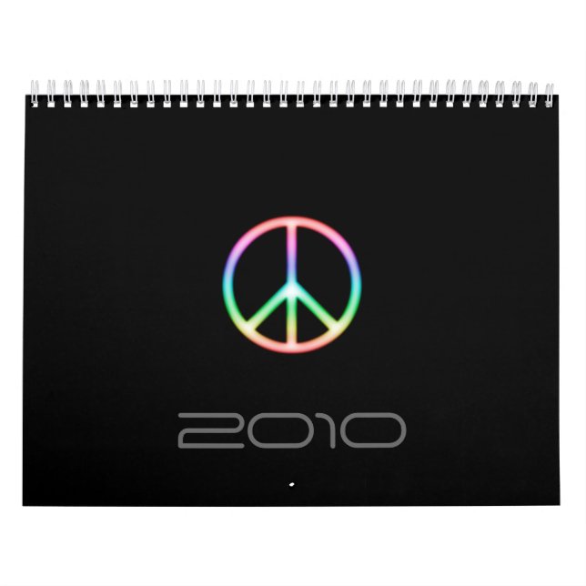 Awesome Peace Symbol Calendar (Cover)