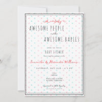 Awesome People Make Awesome Babies Baby Shower
