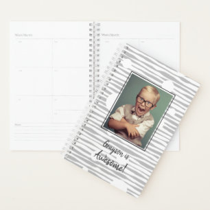 Awesome Personalised Photo and Abstract Pattern Planner
