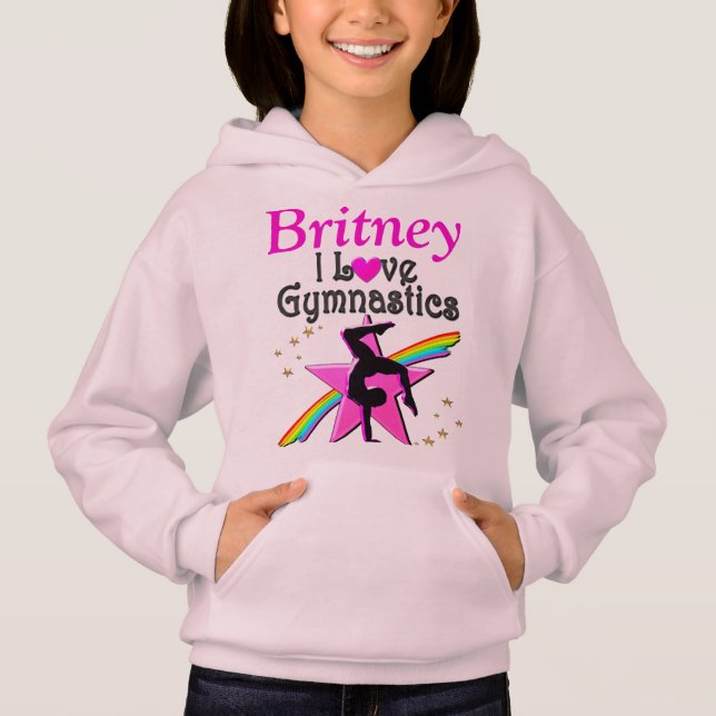 AWESOME PERSONALIZED GYMNAST HOODIE (Front)