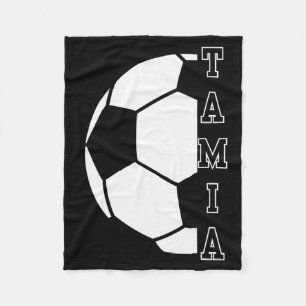 Awesome Personalized Name Soccer Ball Sports Kids  Fleece Blanket