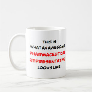 awesome pharmaceutical representative coffee mug
