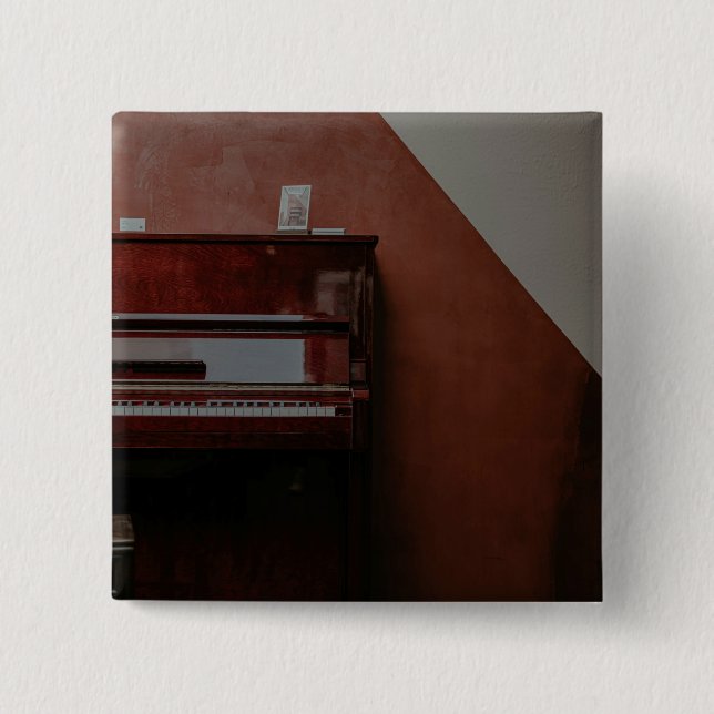 Awesome Piano 15 Cm Square Badge (Front)