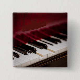 Awesome Piano Artwork 15 Cm Square Badge