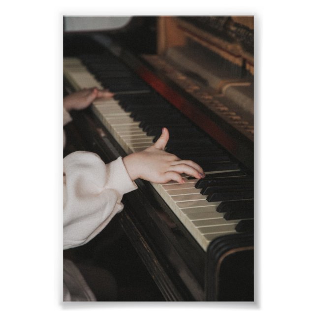 Awesome Piano Artwork Photo Print (Front)