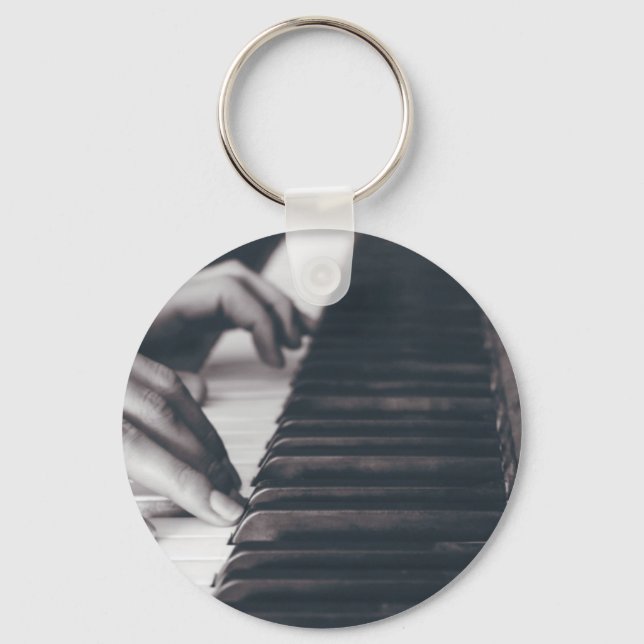 Awesome Piano Design Key Ring (Front)
