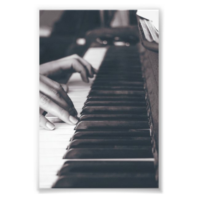 Awesome Piano Design Photo Print (Front)