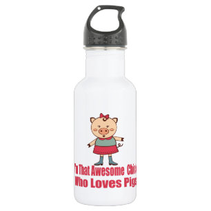 Awesome Pigs 532 Ml Water Bottle
