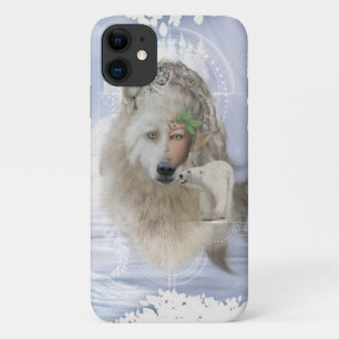 Awesome polarwolf with fairy,  Case-Mate iPhone case