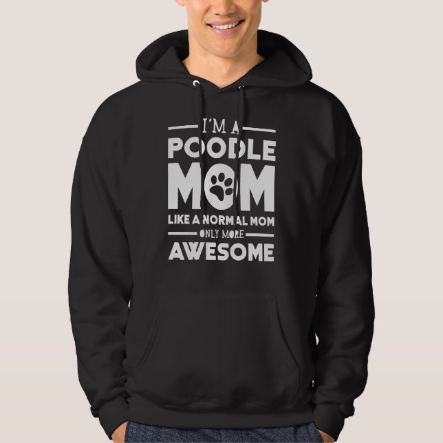 Awesome Poodle Mum Hoodie (Front)