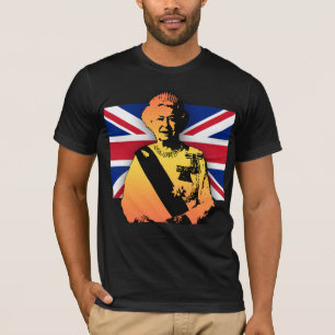 Awesome Pop Art Diamond Jubilee with Union Jack T-Shirt