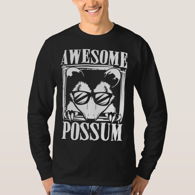 Awesome possum animal & zoowarden T-Shirt (Front)