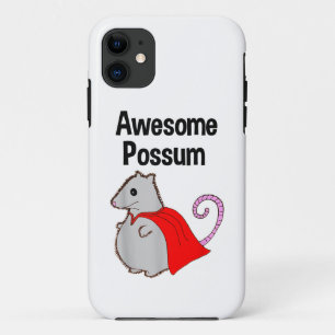 Awesome Possum Funny, Cute. Animal Lover Case-Mate iPhone Case