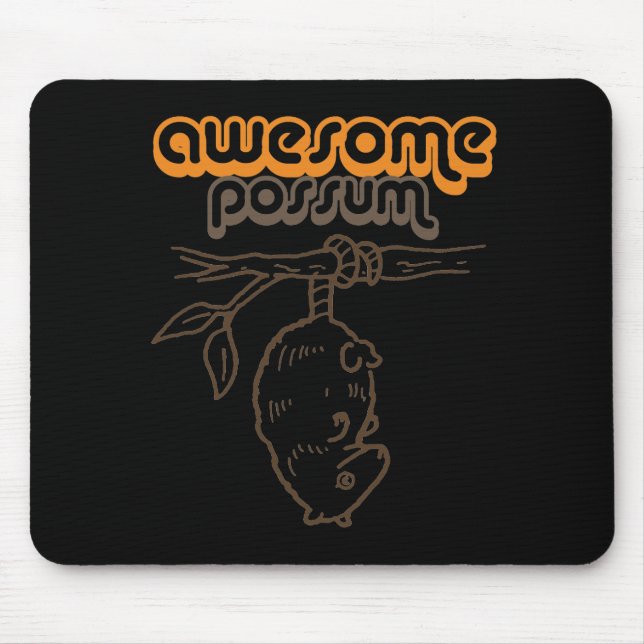 Awesome Possum Mouse Pad (Front)