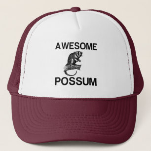 AWESOME POSSUM TRUCKER HAT