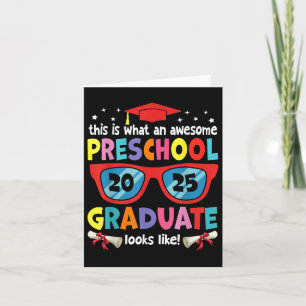 Awesome Preschool Graduate Looks Like Cl 2025 Grad Card