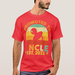 Awesome Promoted To Uncle Est T-Shirt