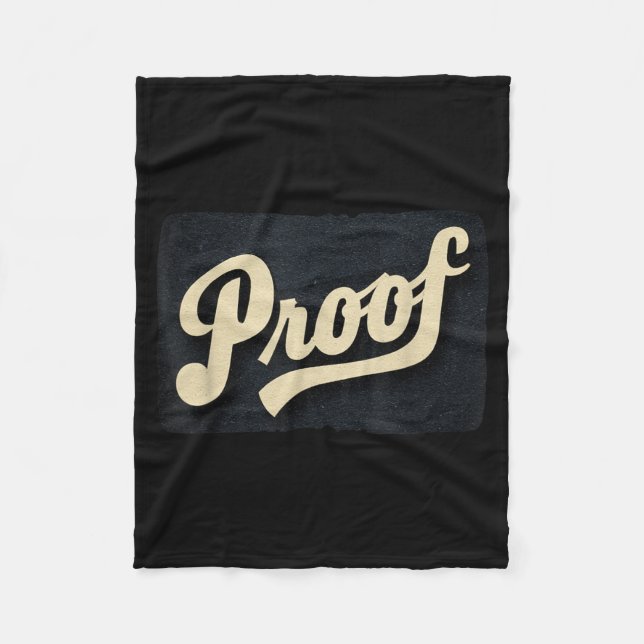 Awesome Proof Statement for Adults and Kids Fleece Blanket (Front)