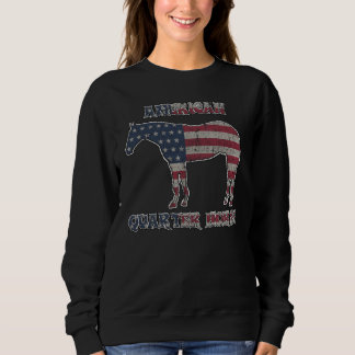 Awesome Quarter Horse Ranch Rodeo Barrel Racing Di Sweatshirt