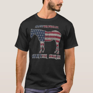 Awesome Quarter Horse Ranch Rodeo Barrel Racing Di T-Shirt