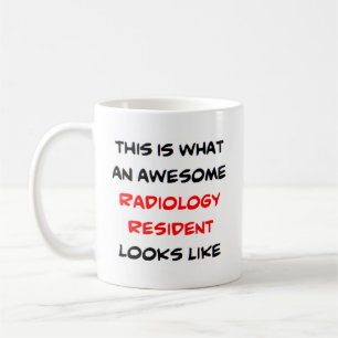 awesome radiology resident coffee mug