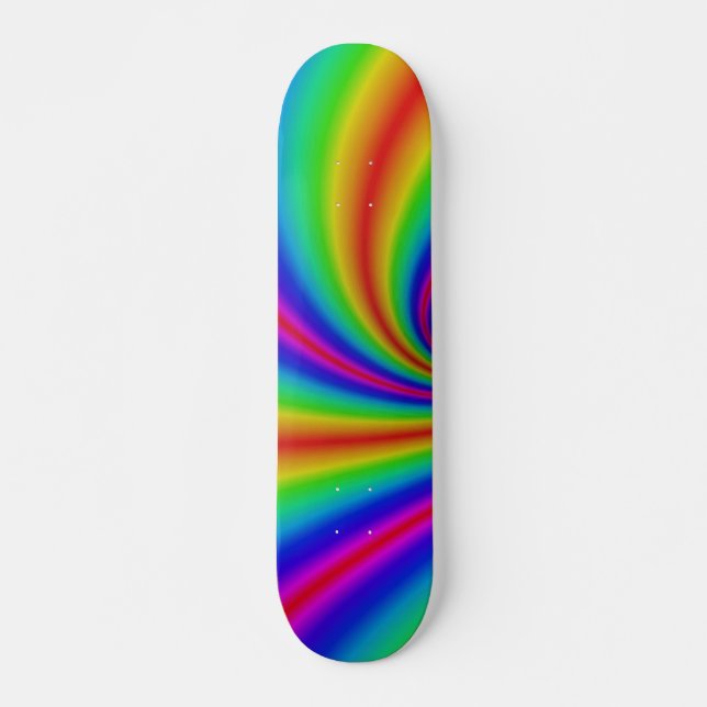 Awesome Rainbow Pattern Skateboard (Front)