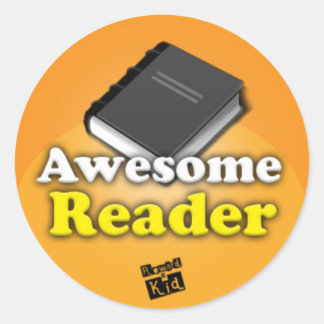 Awesome Reader (set of 20) Classic Round Sticker