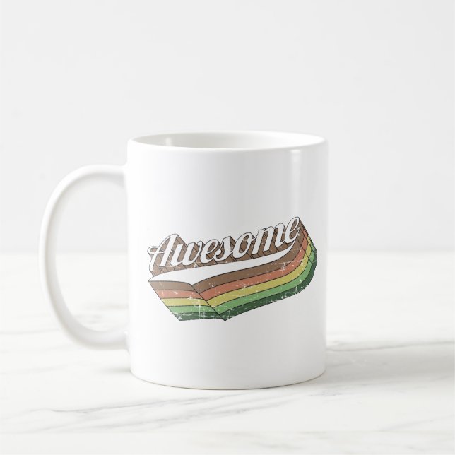 Awesome Retro Coffee Mug (Left)