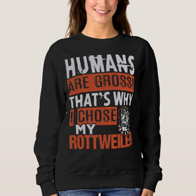 Awesome Rottweiler Vintage Sweatshirt (Front)
