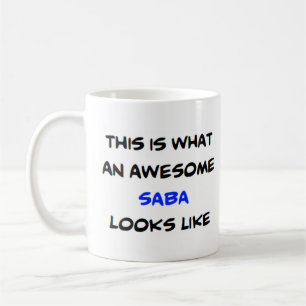 awesome saba coffee mug