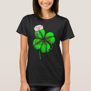 Awesome Saint Patrick's Day Doctor Shamrock Hat Ir T-Shirt