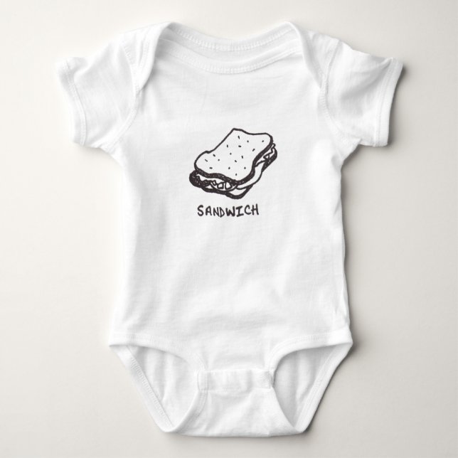 Awesome Sandwich Baby Bodysuit (Front)