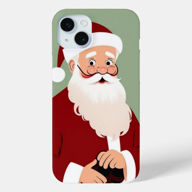 Awesome Santa Claus iPhone / iPad case (Back)