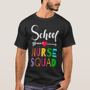 Awesome School Nurse Squad Colleague T-Shirt