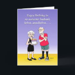 Awesome Senior Birthday Greeting Card<br><div class="desc">Funny Senior Male Birthday Greeting Card</div>